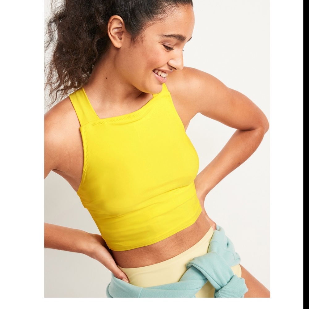 Bright Yellow Swimsuit Top